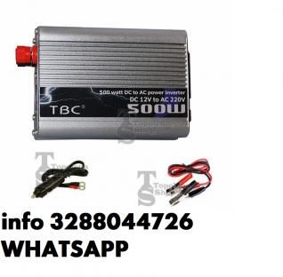 Inverter 12 220 500 w convertitore 12v 220v 500w altre potenze