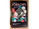 Set di poker in scatola di metallo cin 100 Chip.