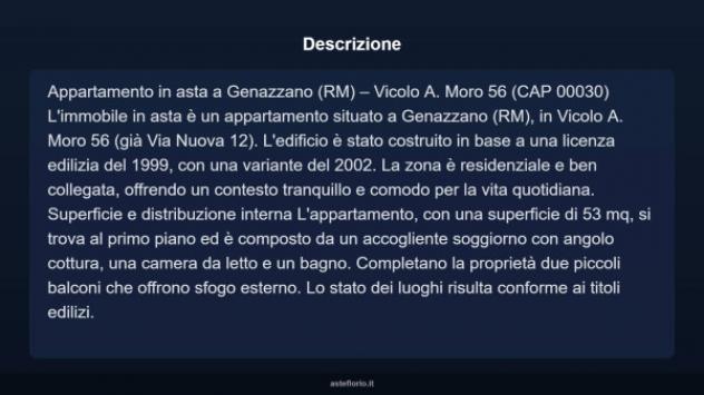 Immobile in asta di 53 m² in vendita a Genazzano - Foto 4