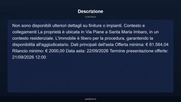Immobile in asta di 229 m² con più di 5 locali e box auto in vendita a Santa Maria Imbaro - Foto 7