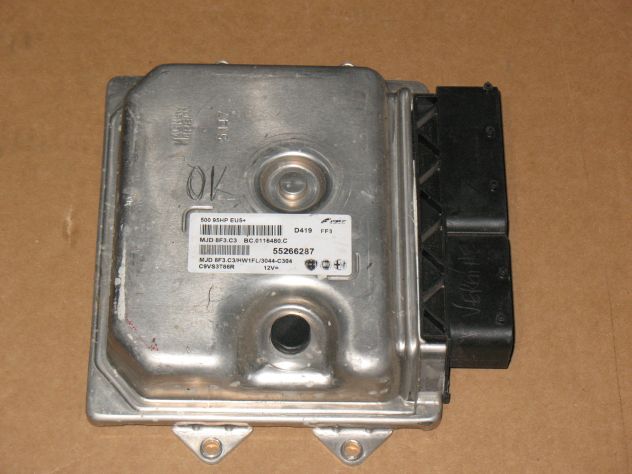 55266287 ECU centralina fiat 500 1.3 95 cv 55266287 mjd 8f3.c3 hw1fl