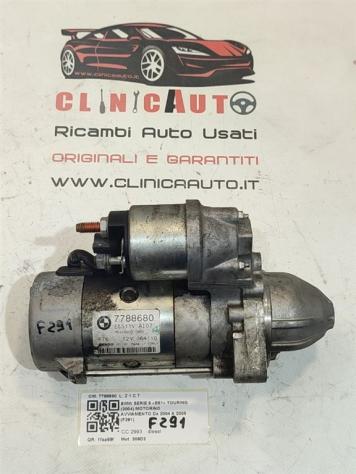 MOTORINO D' AVVIAMENTO BMW Serie 5 E61 Touring 7788680 306D2 diesel 2993 (03) - Foto 7