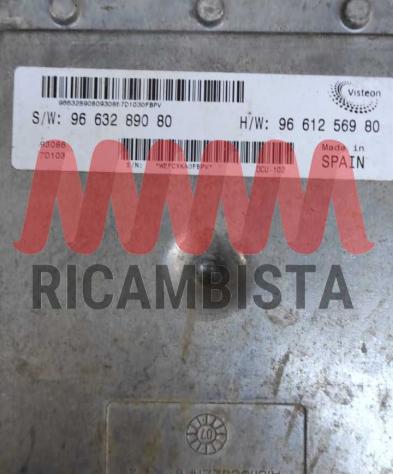 9663289080 Fiat Ducato centralina motore Visteon