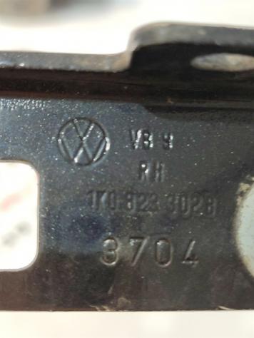 CERNIERE COFANO ANTERIORE DX E SX VOLKSWAGEN Golf 5 Berlina 1K0823302C 1K0823302B BSE (0308) - Foto 4