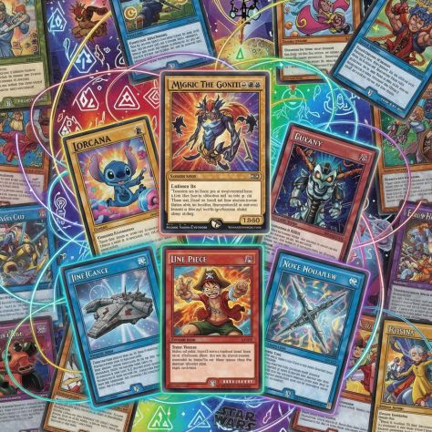 Carte Yu-Gi-Oh!, Lorcana, One Piece