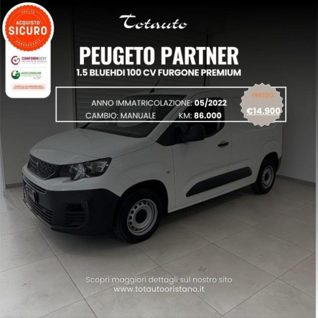 PEUGEOT Partner BlueHDi 100 PC Furgone Premium rif. 24073094