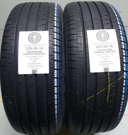 2 GOMME 225 50 18 BRIDGESTONE A77074