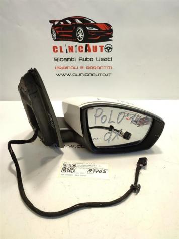 SPECCHIETTO RETROVISORE DESTRO VOLKSWAGEN Polo 5° Serie 6C1857508A9B9 CUSA (0917)