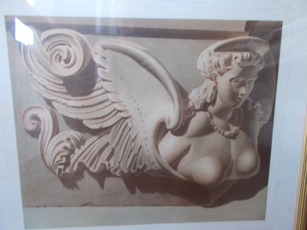 Litografia CAPITELLO DELLA BASILICA POMPEIANA - Foto 4