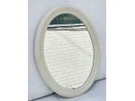 Specchio Ovale Color Crema