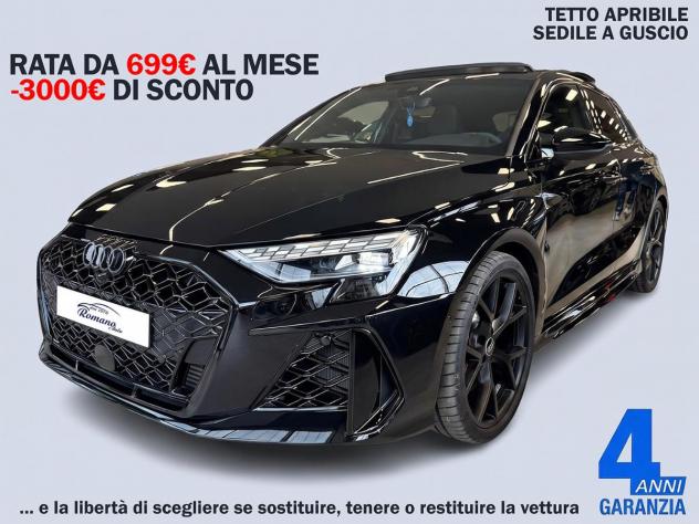NEW Audi RS3 MY25 TFSI 400CV quattro S tronic#TETTO APRIBILE!SEDILE A GUSCIO!