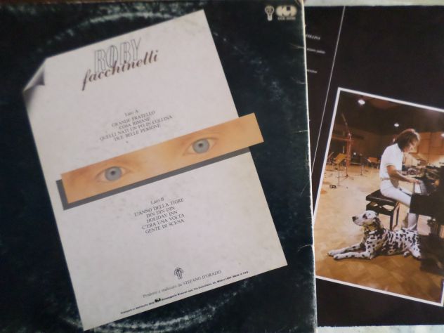 ROBY FACCHINETTI (POOH) Same - LP / 33 giri 1° Stampa Italy 1984 CGD - Foto 3