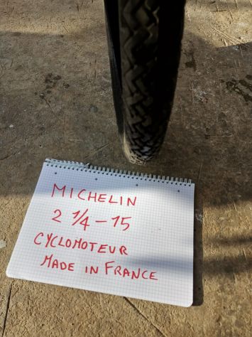 Copertone pneumatico ruota ciclomotore Michelin 2 ¼ 15 Cyclomoeur France - Foto 2