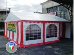 Tendostruttura Tensostruttura a Mantova  Gazebo 6 x 6 x 3 mt.