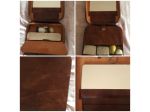 Beauty case in pelle vintage