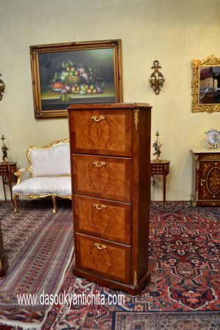 Scarpiera stile Napoleone III a quattro ripiani - Foto 8