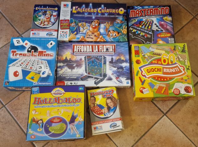 Giochi in scatola bambino bambina