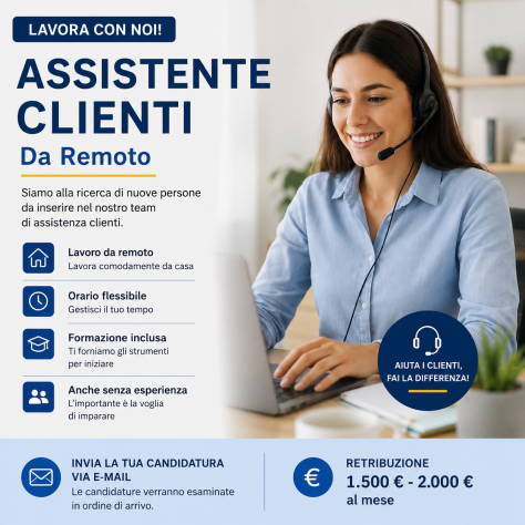 📞 Addetto all'Assistenza Clienti