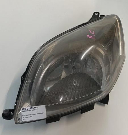 PROIETTORE ANT. SX (un po fumato int) 999-U1305744 Parti elettriche Fanaleria Proiettori Proiettore ant. FIAT - FIORINO Furgone - 01-10-2007 -