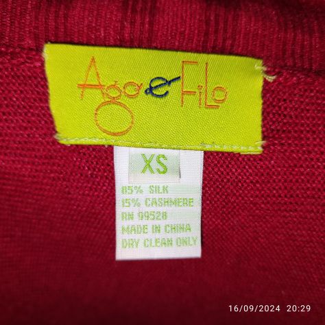 Cardigan in seta e cashmere Ago e Filo - Foto 10