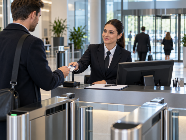 Addetto Receptionist, Portierato