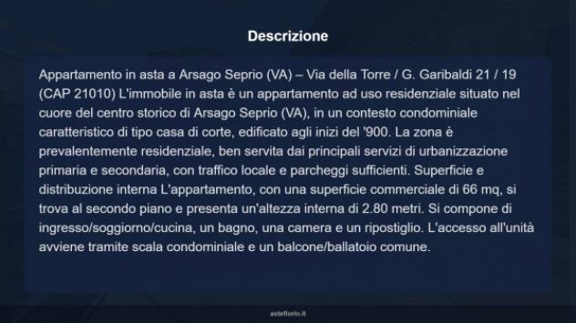Immobile in asta di 66 m² in vendita a Arsago Seprio - Foto 13