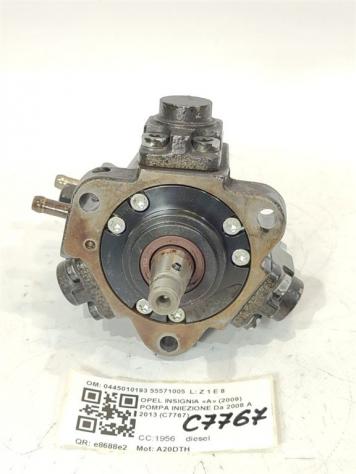 POMPA INIEZIONE DIESEL OPEL Insignia Berlina 0445010193 55571005 A20DTH diesel 1956 (0817)