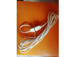 Prolunghe elettriche 5 m. Colore Bianco  e Nero (1pez.5 euro)(2 pez. 8 euro)