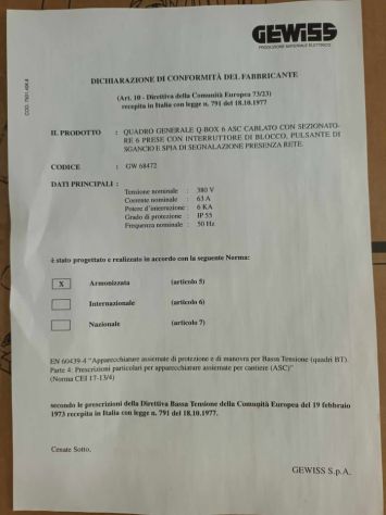 Quadro elettrico per imprese - Foto 3