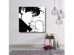 Quadro moderno Dylan Dog fumetto dipinto a mano
