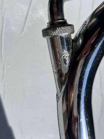 Manubrio cromato per bici donna e uomo con freni a bacchetta - Foto 9