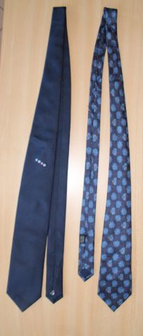 2 Cravatte Made in ITALY , 100% Seta e rifinite a mano - Foto 6