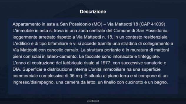 Immobile in asta di 96 m² in vendita a San Possidonio - Foto 18