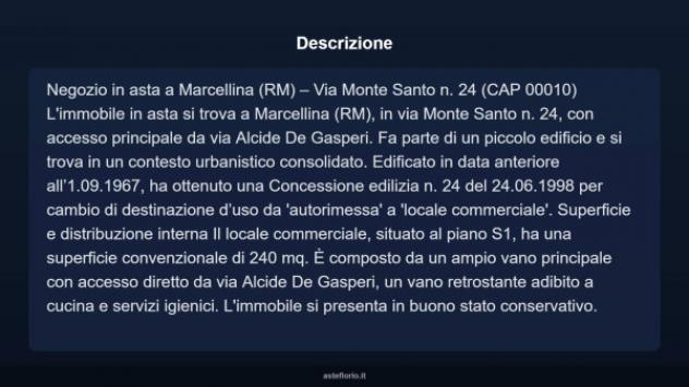 Immobile in asta di 240 m² in vendita a Marcellina - Foto 9