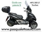 PIAGGIO MP3 LT 300 Yourban patente B rif. 23244730