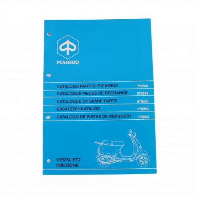 Catalogo parti di ricambio Piaggio Vespa ET2 iniezione