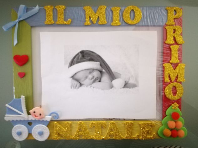 IL MIO PRIMO NATALE CORNICE - SPEDIZIONE GRATUITA - Foto 3