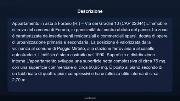Immobile in asta di 75 m² in vendita a Forano - Foto 4
