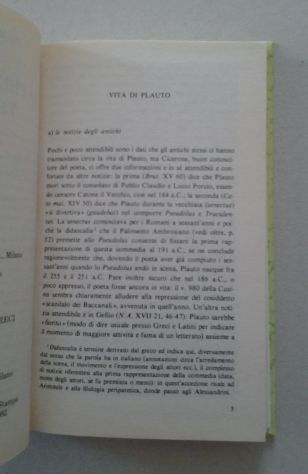 PLAUTO - La pentola del tesoro - Foto 3