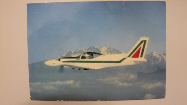 Coppia cartoline aerei Alitalia inizi anni 80 - Foto 2