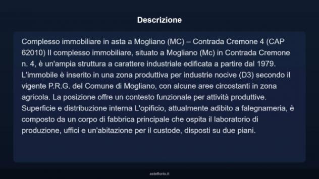 Immobile in asta di 2380 m² in vendita a Mogliano - Foto 7