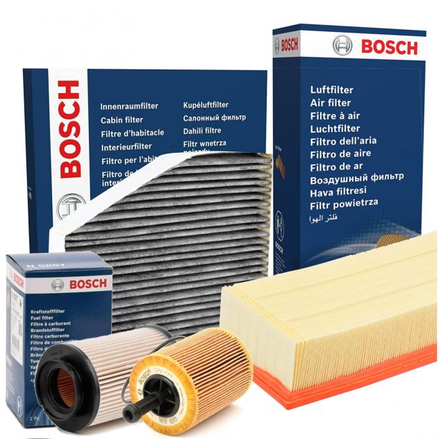 Kit Tagliando 4 Filtri Bosch Ktb180 Per MERCEDES-BENZ CLASSE A 180 d