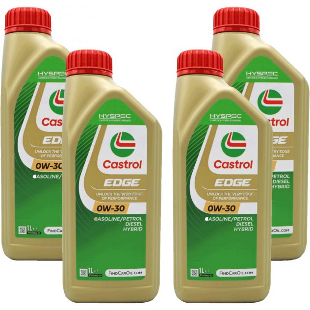Kit Olio Motore Castrol Edge Fst 0W30-4