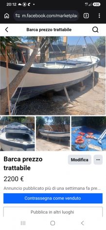 Barca 5.6 m entrobordo 27 hp