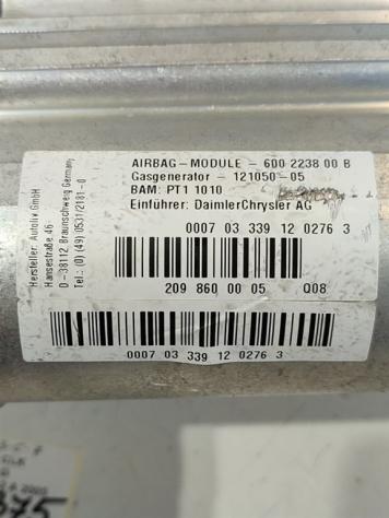 AIRBAG PASSEGGERO MERCEDES CLK Coupé W209 2098600005 271942 (02) - Foto 3
