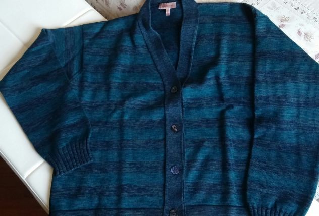 CARDIGAN CORTI BLU E ROSSO ROMEO GIGLI - Foto 3