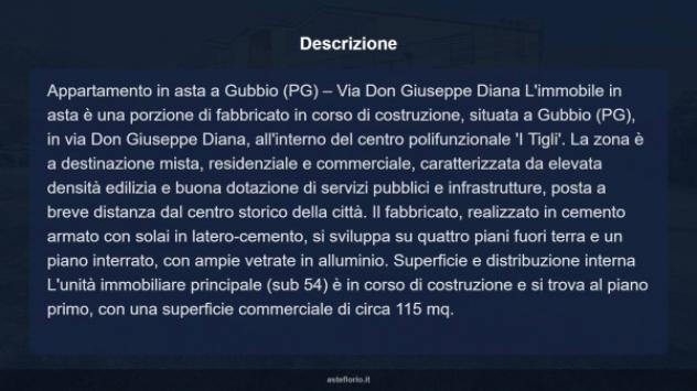 Immobile in asta di 115 m², box auto in vendita a Gubbio - Foto 13
