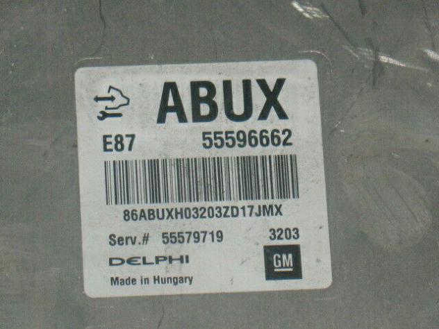 55596662 ECU astra j corsa meriva opel mokka e87 ABUX 55596662 55579719 - Foto 2
