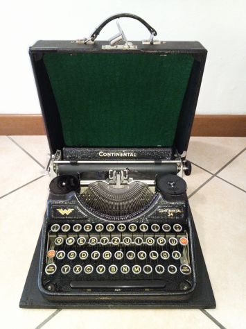 Macchina da scrivere "Continental 34" Made in Germany anni 30' - Foto 8