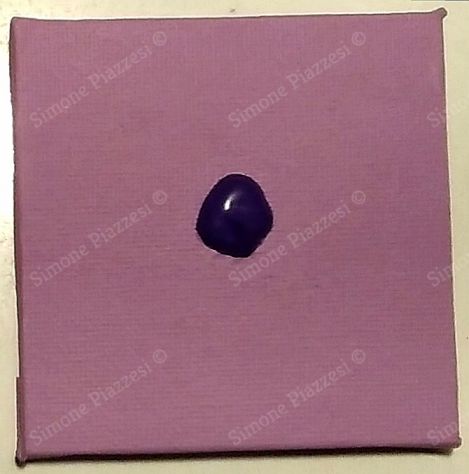 Quadro di Simone Piazzesi - GOCCIA VIOLA (2025)